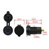385123 G Adaptér 12/24V - 2x USB-QC4 PD