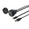 226095 USB-C + USB-A zásuvka s kabelem