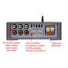Macrom 223611 M-DSPA500 zesilovač, DSP / BT audio