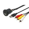 226087 USB / JACK 4pól. prodlužovací kabel