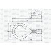 IMP 427463 S Kabelové oko Ø 10,2mm