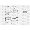 IMP 427800 5000 Konektor dutinka 2,8mm