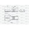 IMP 427804 Konektor dutinka 6,3mm