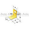 IMP 425852 5000 Nýtovací konektor 6,3mm / 90° / 3,2mm