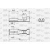 IMP 427801 Konektor dutinka 2,8mm