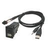 248886 USB+JACK konektor Toyota