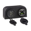 34692 Dvojitá zásuvka s panelem 3x USB-A + 1x USB-C nabíječka