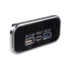 34678.3 USB 2.4A + QC3.0 + USB-C PD zásuvka 12/24V, chromový rámeček