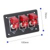 47168 Panel s 3x spínačem 12/24V