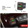 34678 2x USB nabíječka QC3.0 s voltmetrem do Toyota
