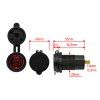 385124 R Adaptér 12/24V → 2x USB-C QC4PD + 1x USB-A
