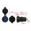 385124 B Adaptér 12/24V → 2x USB-C QC4PD + 1x USB-A