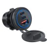 34720 USB QC3.0 + 2xUSB-C zásuvka 12/24V