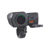 34709 USB+USB C nabíječka s voltmetrem/teploměrem na motocykl
