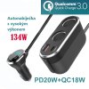 34522 Dvojitá CL zásuvka s 2x USB nabíječkou a CL zástrčkou s voltmetrem
