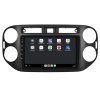 3697 4 2din autoradio s android pro volkswagen tiguan i mk 1 2007 2015 cerny androidauto a dotykovou obrazovkou everest technology evtech cz