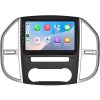 3571 1 2din autoradio s android pro mercedes benz vito w447 2014 2021 cp carplay androidauto a dotykovou obrazovkou evtech cz