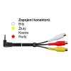AV signalovy kabel CINCH JACK zapojeni konektoru 7