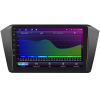 4255 4 isudar autoradio t75 s android pro volkswagen passat b8 2015 2020 cerny eq carplay androidauto a dotykovou obrazovkou evtech cz
