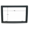 234 2 redukcni ramecek pro 2din renault megane ii rozmery evtech cz new