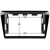 2878 4 ramecek pro skoda rapid rozmery pro autoradio 2din evtech cz new