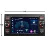 2711 autoradio xtrons pro ford c max s max focus rozmery evtech cz new