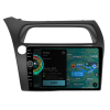 2678 5 everest 1 autoradio s android 14 pro honda civic volume carplay androidauto a lcd ips dotykovou obrazovkou evtech cz