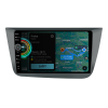 2320 5 everest autoradio s android pro seat altea volume carplay androidauto bluetooth handsfree s gps modulem navigaci dab a lcd ips dotykovou obrazovkou evtech cz