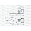 IMP 427842 Kabelové oko Ø 4,2mm