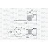 IMP 427840 5000 Kabelové oko Ø 3,2mm