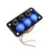 47177 Panel s 3x spínači + 3x pojistky, 12/24V