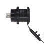 34563.2 2x USB nabíječka voděodolná do panelu, QC3.0, bílá