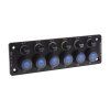 47178 Panel s 6x spínači + 6x pojistky, 12/24V