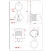 34720 USB QC3.0 + 2xUSB-C zásuvka 12/24V