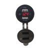 34562R 2x USB nabíječka s voltmetrem voděodolná do panelu, červená
