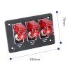 47168 Panel s 3x spínačem 12/24V