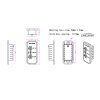 34678.3 USB 2.4A + QC3.0 + USB-C zásuvka 12/24V, chromový rámeček