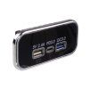 34678.3 USB 2.4A + QC3.0 + USB-C zásuvka 12/24V, chromový rámeček