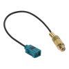 66583 Adaptér FAKRA samice/RCA samice, 25 cm