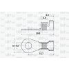 IMP 427454 S5000 Kabelové oko Ø 4,2mm