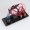 47187 Panel s 4x spínači + USB-C/USB-A + Voltmetr, 12/24V
