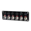 47183 Panel s 6x spínači + 6x pojistky, 12/24V