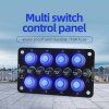 47184 Panel s 8x spínači + 8x pojistky, 12/24V