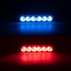CH-077DUAL PROFI SLIM výstražné LED světlo vnější, modro-červené, 12-24V, ECE R10