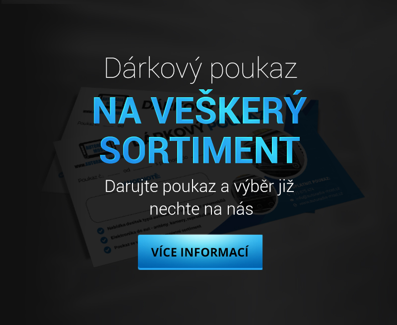 Dárkový poukaz na autorádia