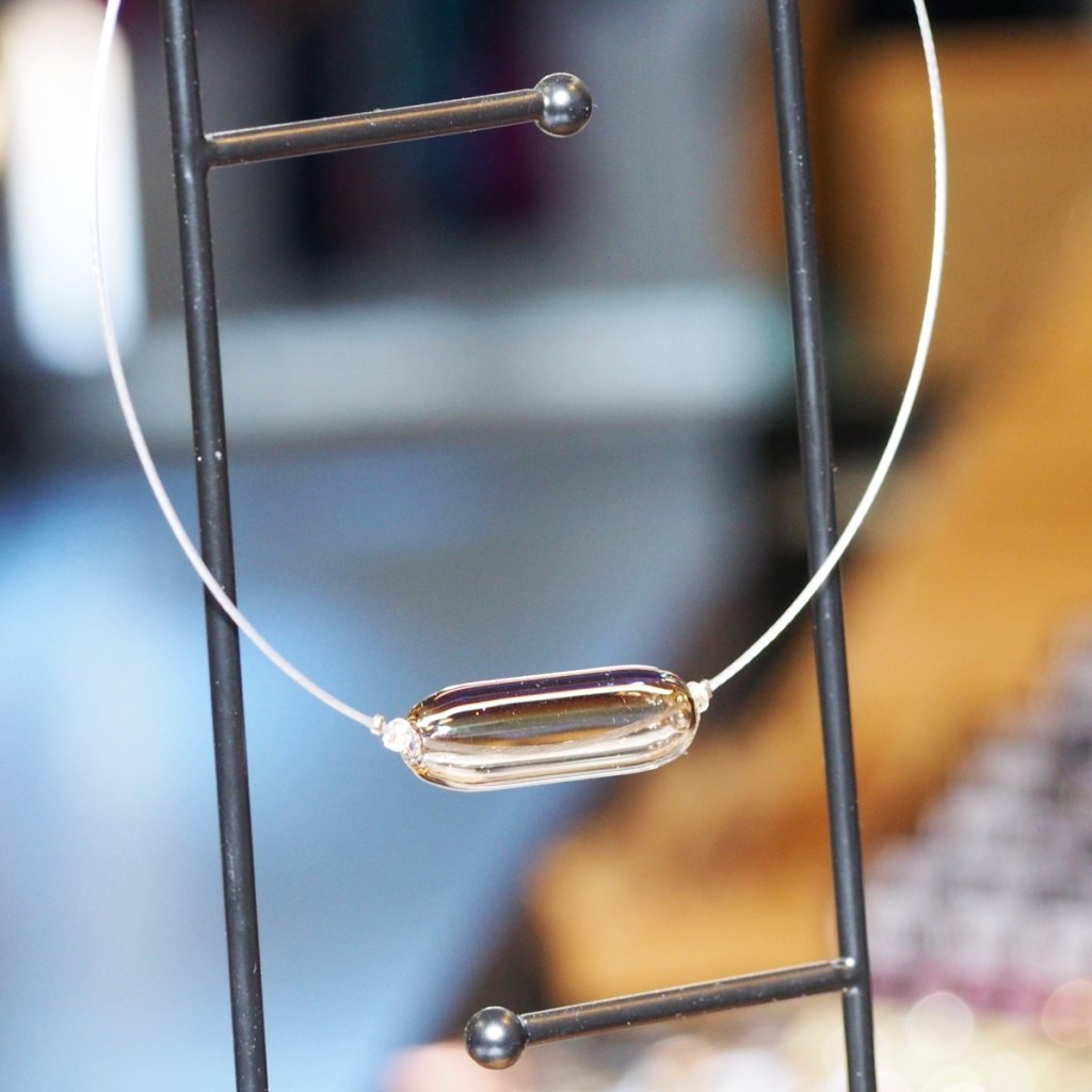 Skleněný váleček na lanku For Joy