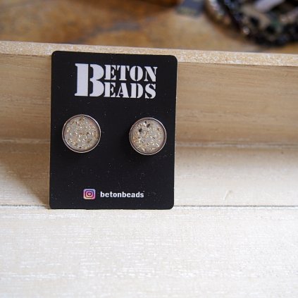 Betonové náušnice Beton Beads
