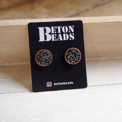 Betonové náušnice Beton Beads