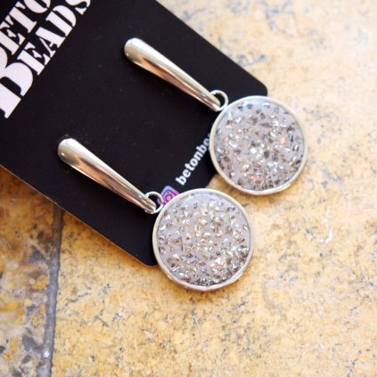 Betonové náušnice Beton Beads
