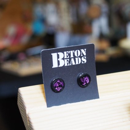 Betonové náušnice Beton Beads